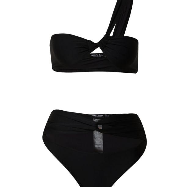 Nasty Gal Costum de baie două piese  negru