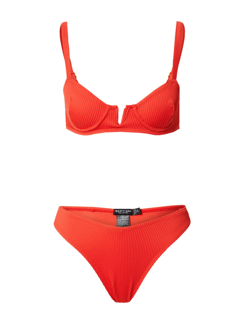 Nasty Gal Costum de baie două piese  roșu orange