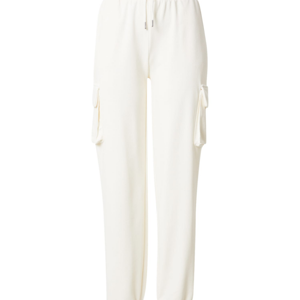 Nasty Gal Pantaloni cu buzunare  crem