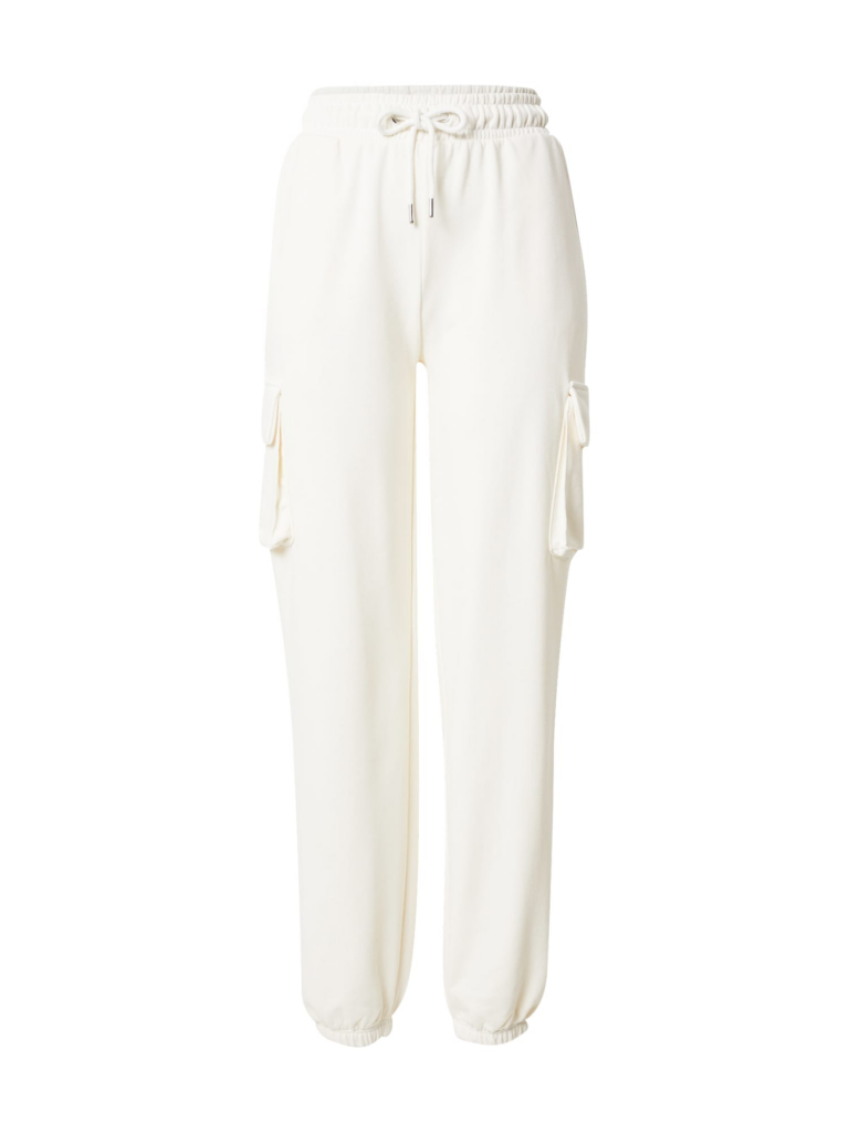 Nasty Gal Pantaloni cu buzunare  crem