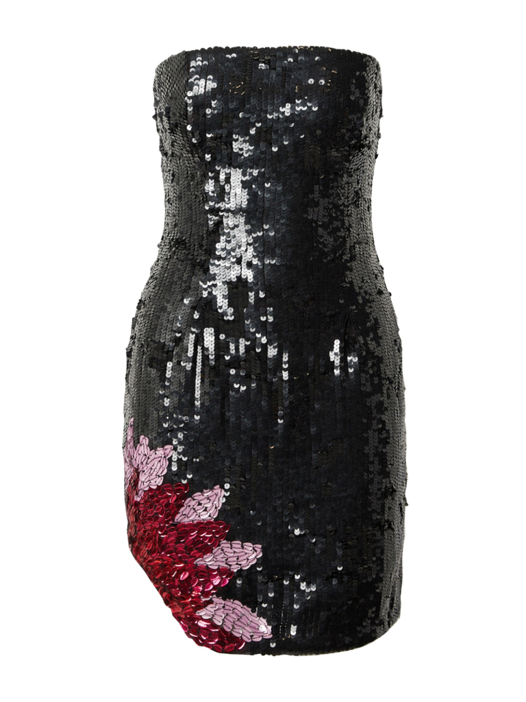 Nasty Gal Rochie de cocktail  mov orhidee / roșu carmin / negru