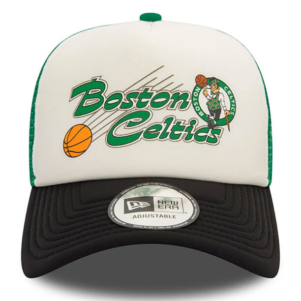 New Era Boston Celtics NBA Graphic Green 9FORTY E-Frame Adjustable Trucker Cap preţ