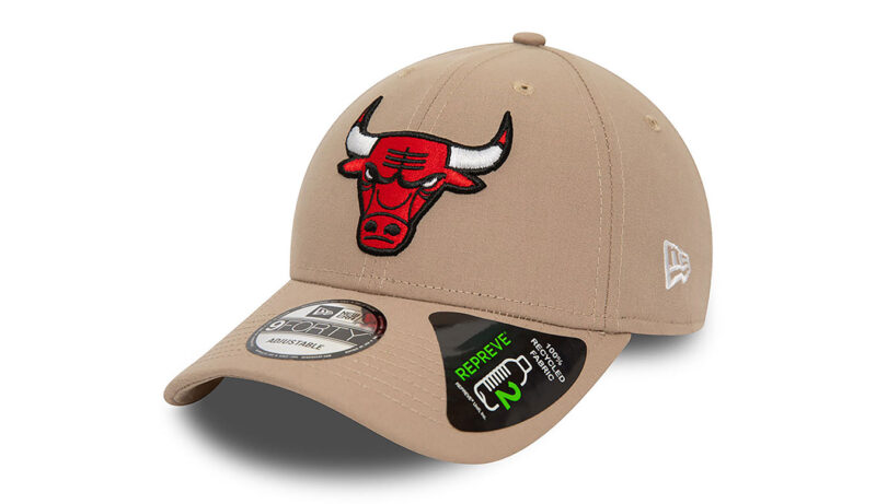 New Era Chicago Bulls NBA Repreve Brown 9FORTY Adjustable Cap