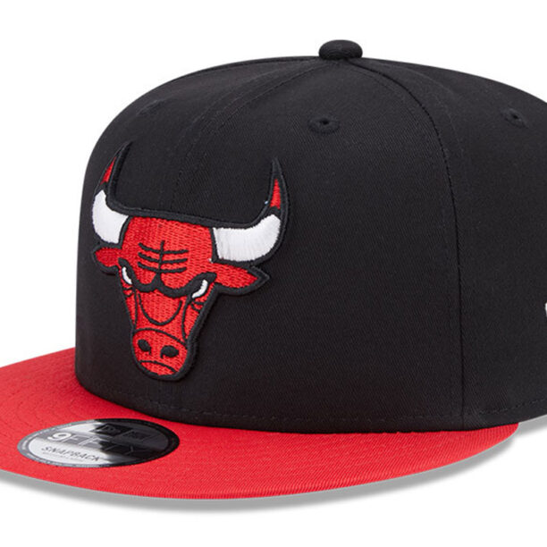 New Era Chicago Bulls Team Side Patch Black 9FIFTY Snapback Cap