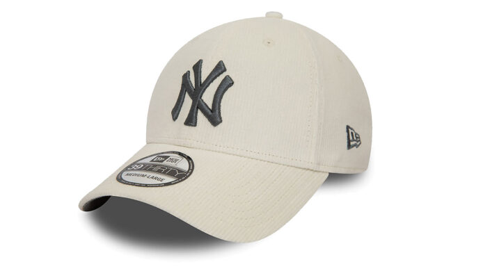 New Era New York Yankees MLB Cord Off White 39THIRTY Stretch Fit Cap