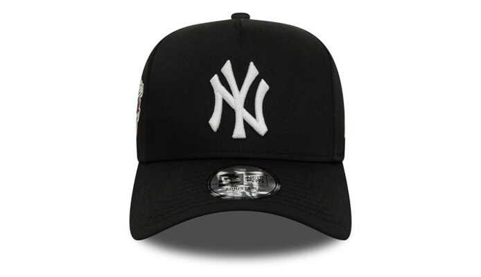 Preţ New Era New York Yankees World Series Patch Black 9FORTY E-Frame Adjustable Cap