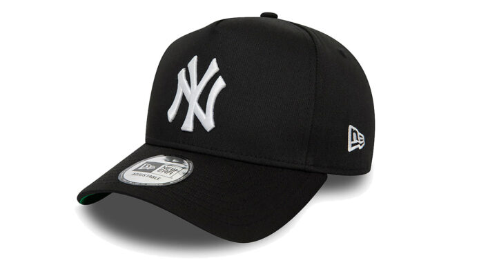 New Era New York Yankees World Series Patch Black 9FORTY E-Frame Adjustable Cap