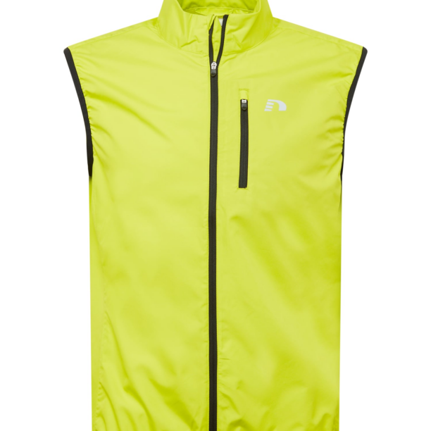 Newline Vestă sport  galben neon / verde stuf / negru