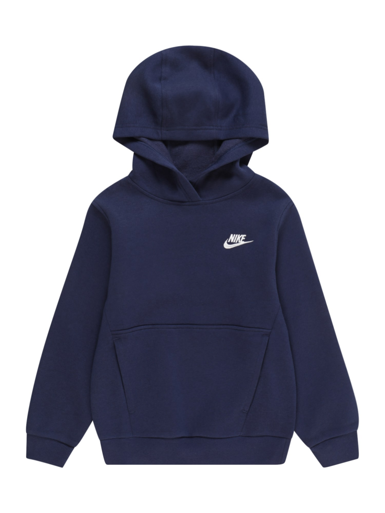 Nike Sportswear Bluză de molton 'Club Fleece'  bleumarin / alb