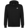 Nike Sportswear Bluză de molton 'Club Fleece'  negru / alb