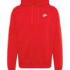 Nike Sportswear Bluză de molton 'Club Fleece'  roșu / alb