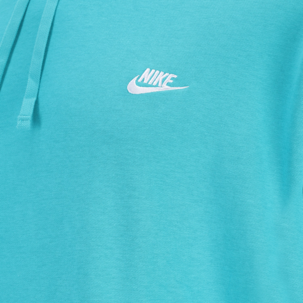 Nike Sportswear Bluză de molton 'Club'  albastru aqua / alb preţ