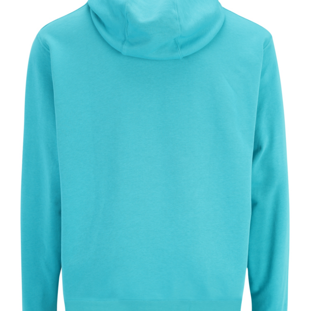 Nike Sportswear Bluză de molton 'Club'  albastru aqua / alb