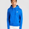 Nike Sportswear Bluză de molton 'Club'  albastru regal