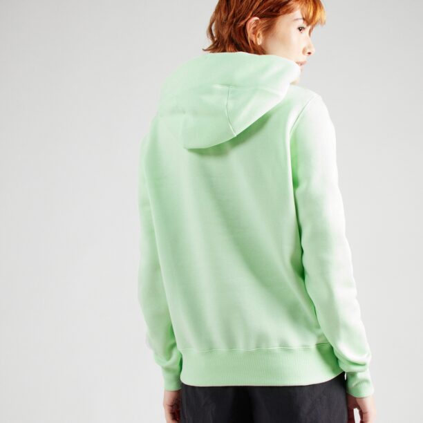 Nike Sportswear Bluză de molton 'Phoenix Fleece'  verde deschis / alb preţ