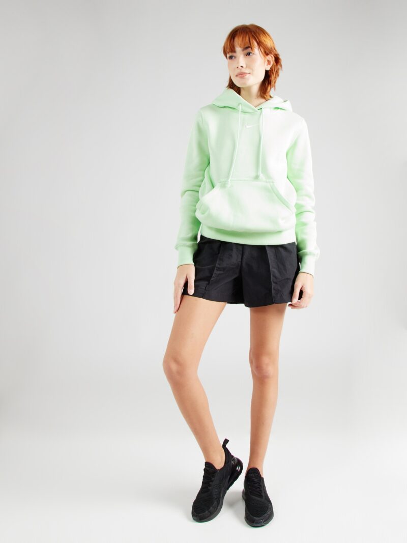 Cumpăra Nike Sportswear Bluză de molton 'Phoenix Fleece'  verde deschis / alb