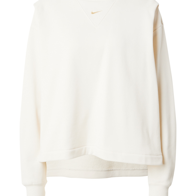 Nike Sportswear Bluză de molton  auriu / alb