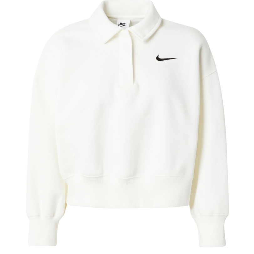 Nike Sportswear Bluză de molton  bej deschis / negru