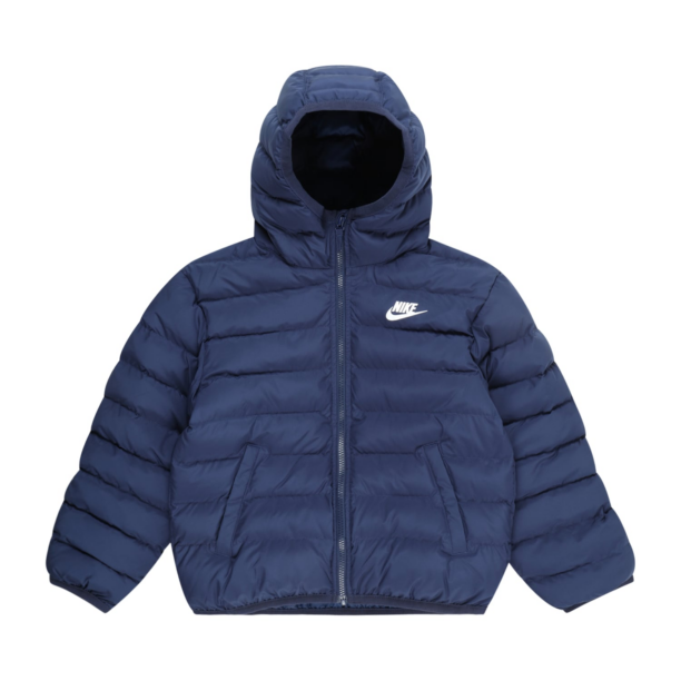 Nike Sportswear Geacă de primăvară-toamnă  bleumarin / alb