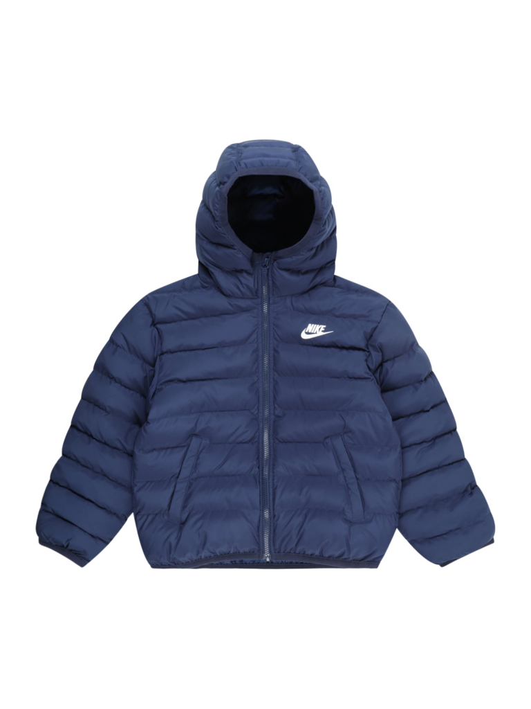 Nike Sportswear Geacă de primăvară-toamnă  bleumarin / alb