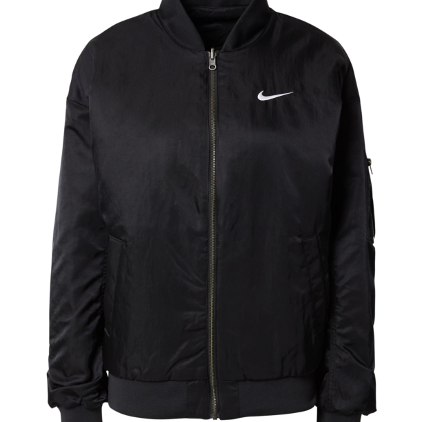 Nike Sportswear Geacă de primăvară-toamnă  negru / alb