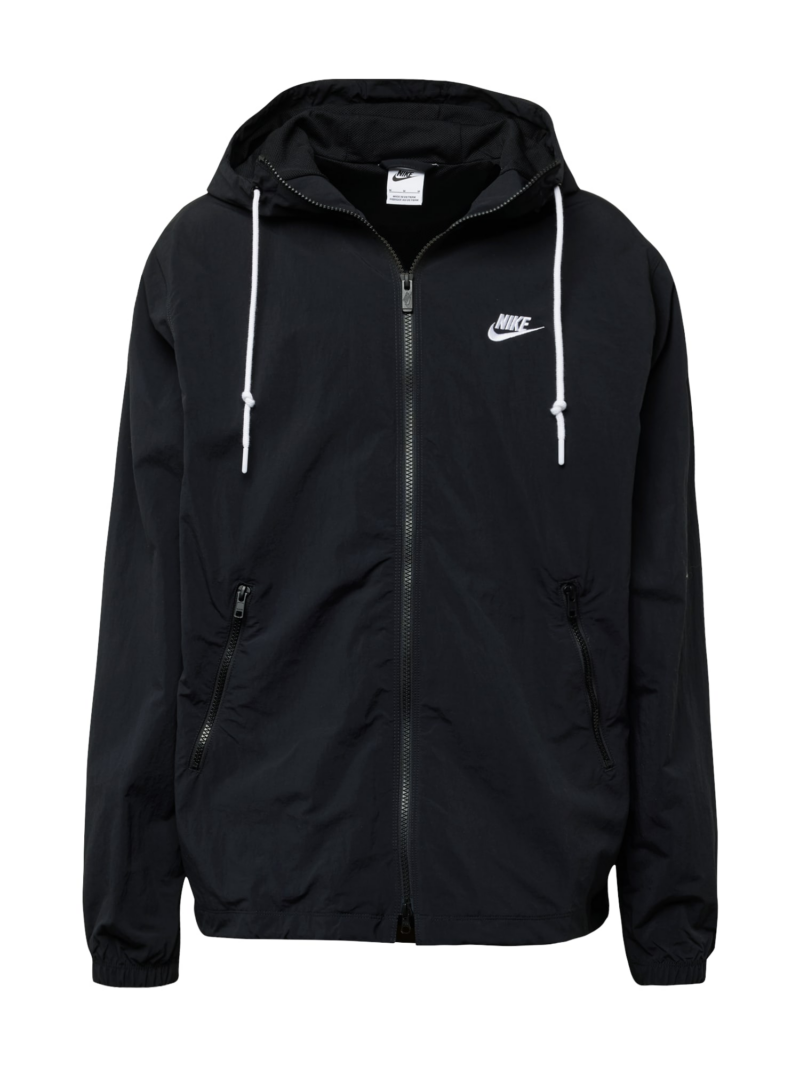 Nike Sportswear Geacă de primăvară-toamnă  negru / alb