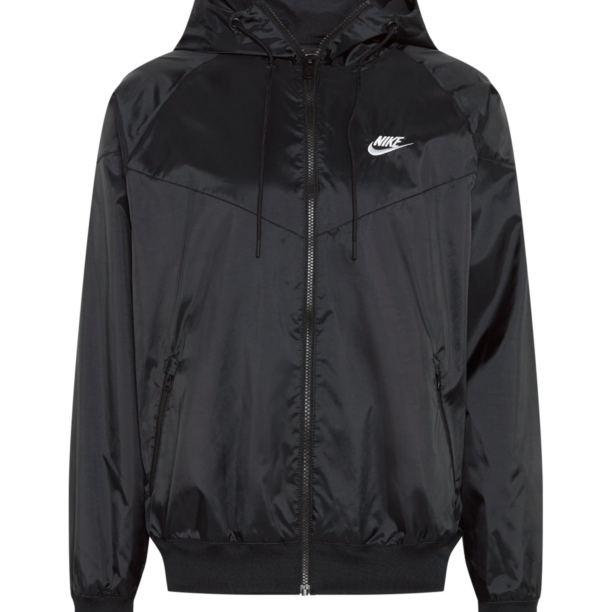 Nike Sportswear Geacă sport 'Heritage Essentials'  negru / alb