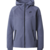 Nike Sportswear Geacă sport 'TECH FLEECE'  albastru violet / negru