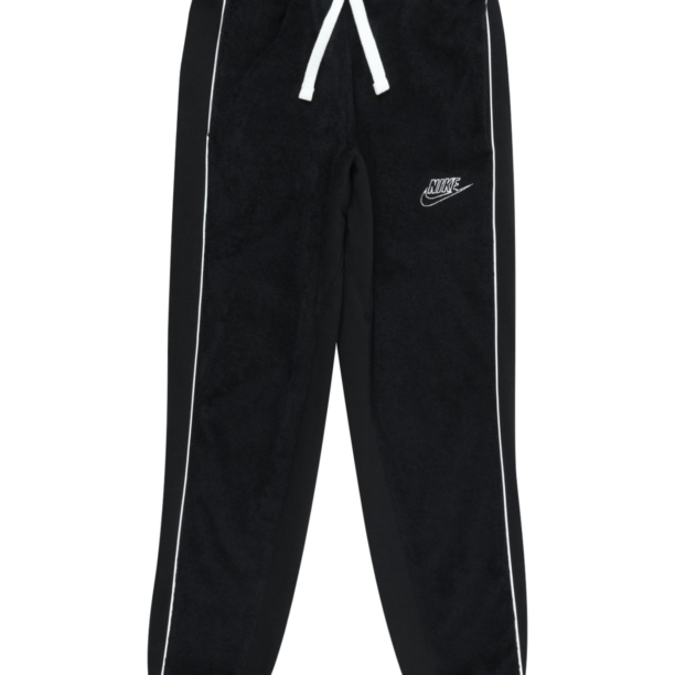 Nike Sportswear Pantaloni 'Amplify'  negru / alb