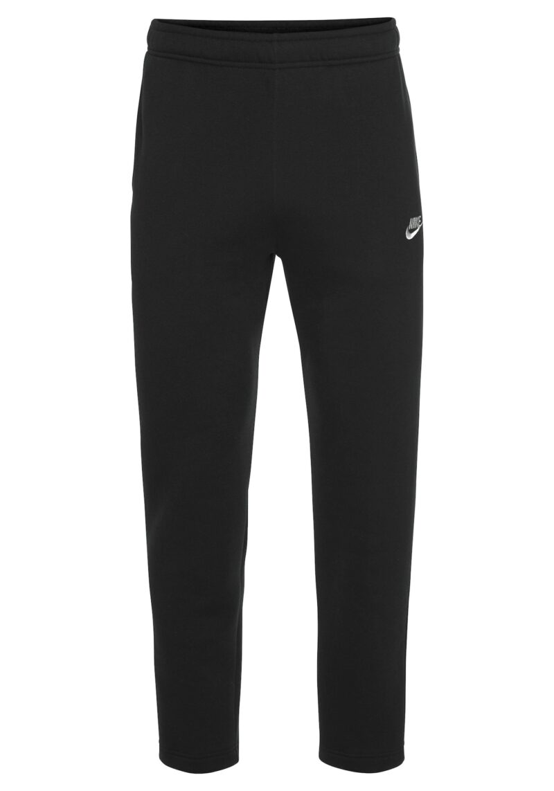 Nike Sportswear Pantaloni 'CLUB FLEECE'  negru / alb