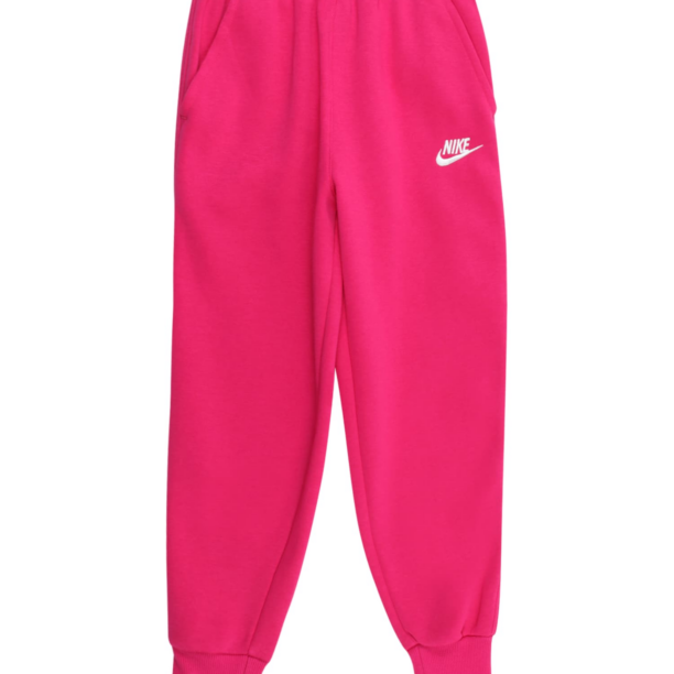 Nike Sportswear Pantaloni 'CLUB FLEECE'  roz / alb