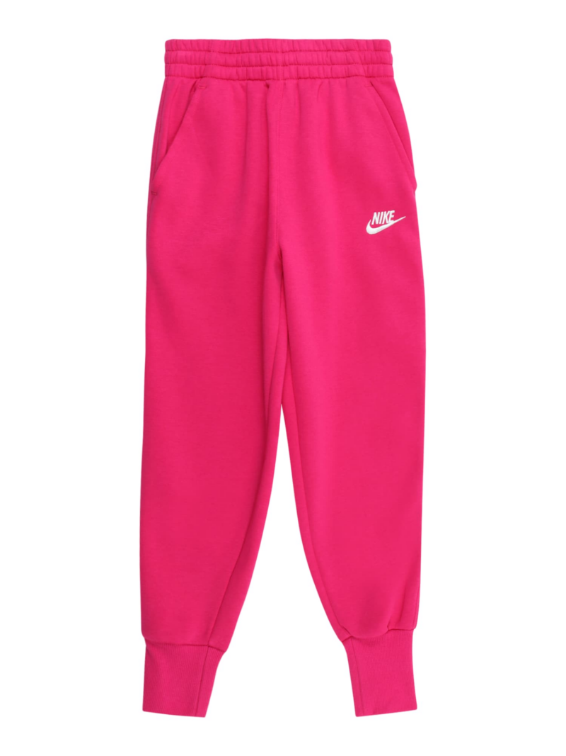 Nike Sportswear Pantaloni 'CLUB FLEECE'  roz / alb