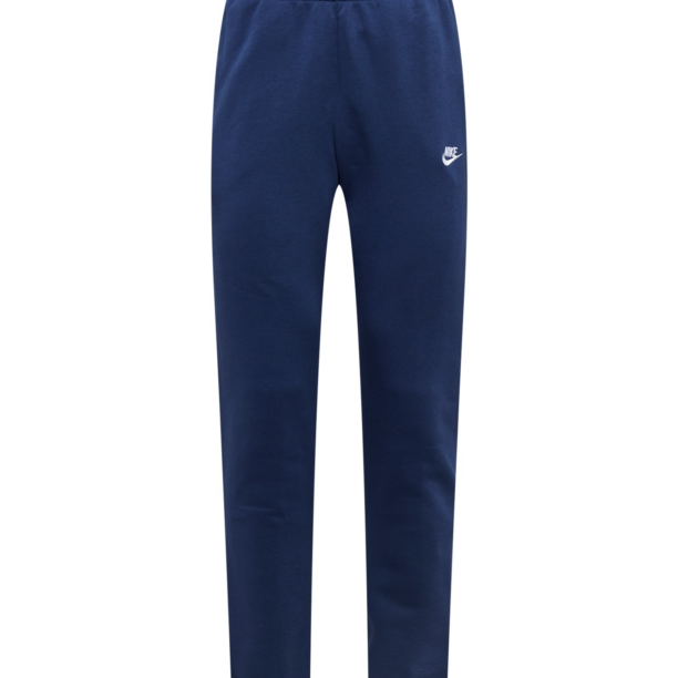 Nike Sportswear Pantaloni 'Club Fleece'  albastru gențiană / alb