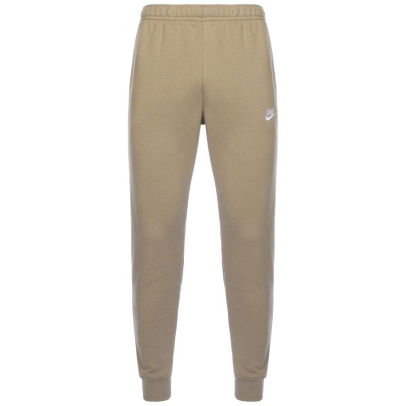 Nike Sportswear Pantaloni 'Club Fleece'  bej închis / alb