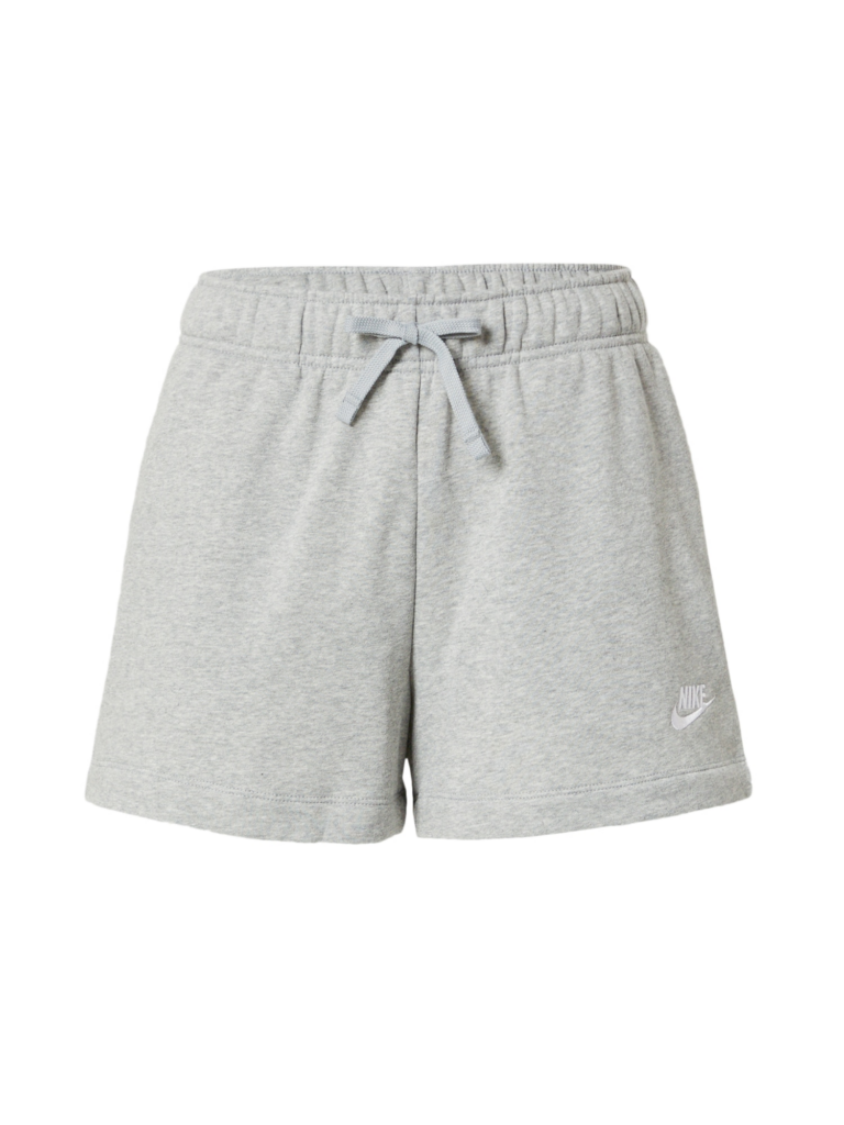 Nike Sportswear Pantaloni 'Club Fleece'  gri amestecat / alb