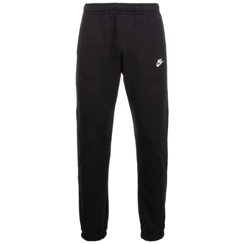 Nike Sportswear Pantaloni 'Club Fleece'  negru / alb