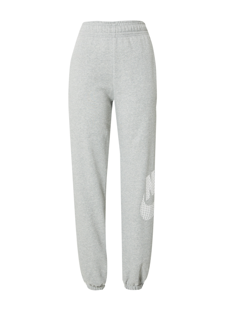 Nike Sportswear Pantaloni 'Emea'  gri amestecat / alb