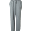 Nike Sportswear Pantaloni 'PHOENIX FLEECE'  gri fumuriu / roșu vin / negru