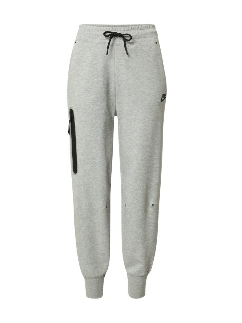 Nike Sportswear Pantaloni 'Tech Fleece'  gri amestecat / negru