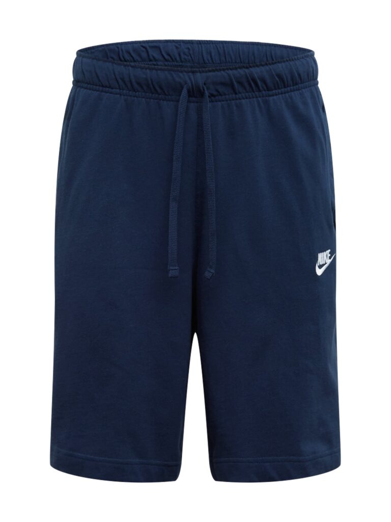 Nike Sportswear Pantaloni  albastru marin / alb