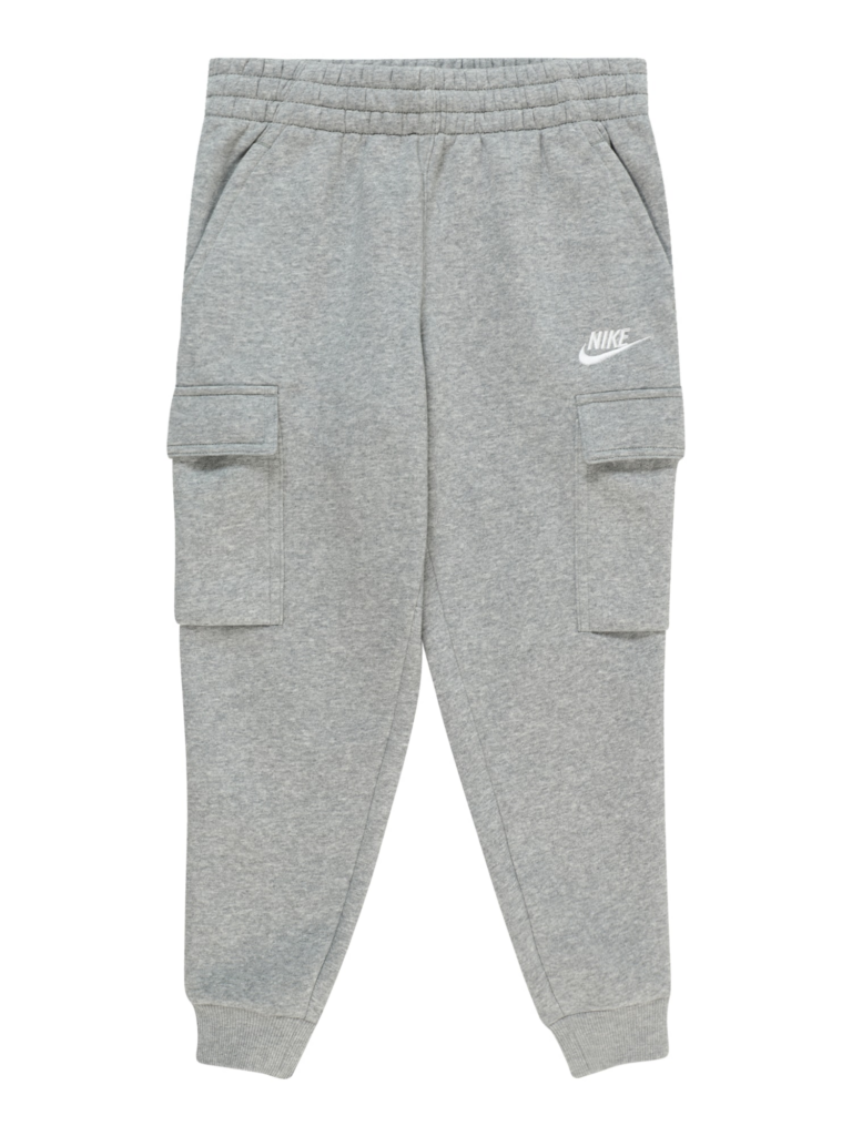 Nike Sportswear Pantaloni  gri / alb