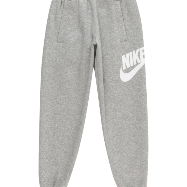 Nike Sportswear Pantaloni  gri amestecat / alb