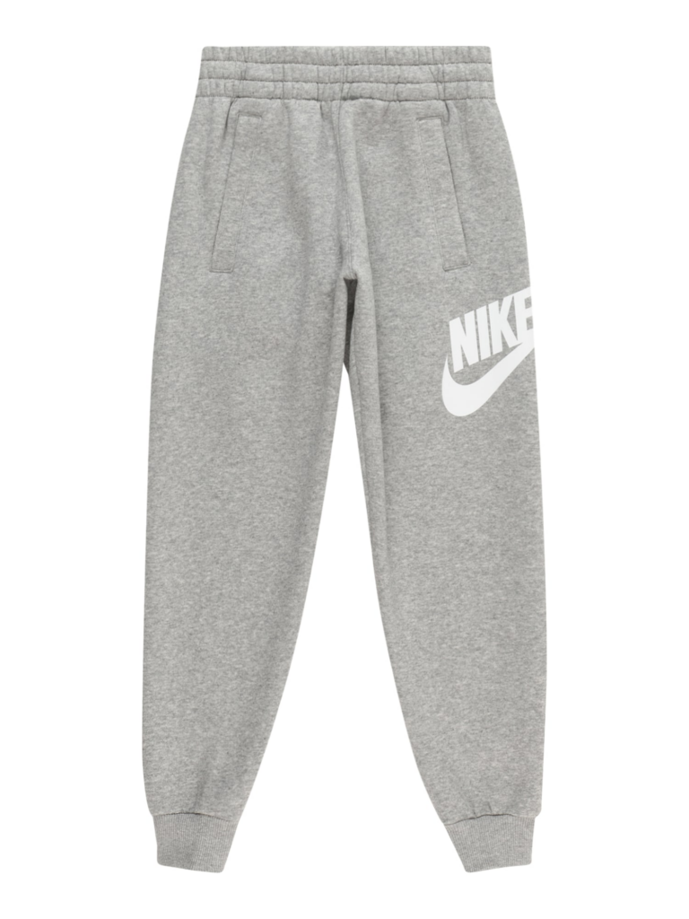 Nike Sportswear Pantaloni  gri amestecat / alb