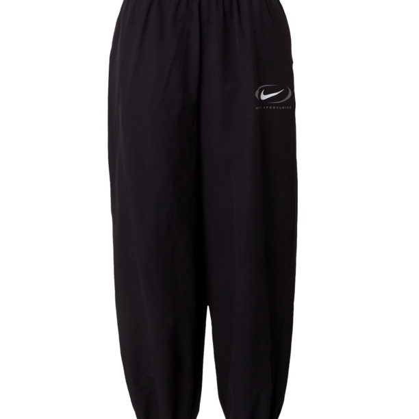 Nike Sportswear Pantaloni  gri / negru / alb