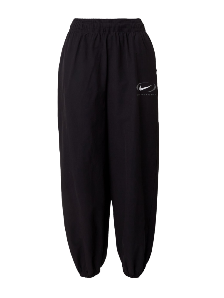 Nike Sportswear Pantaloni  gri / negru / alb