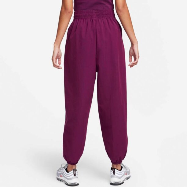 Nike Sportswear Pantaloni  mov zmeură / alb