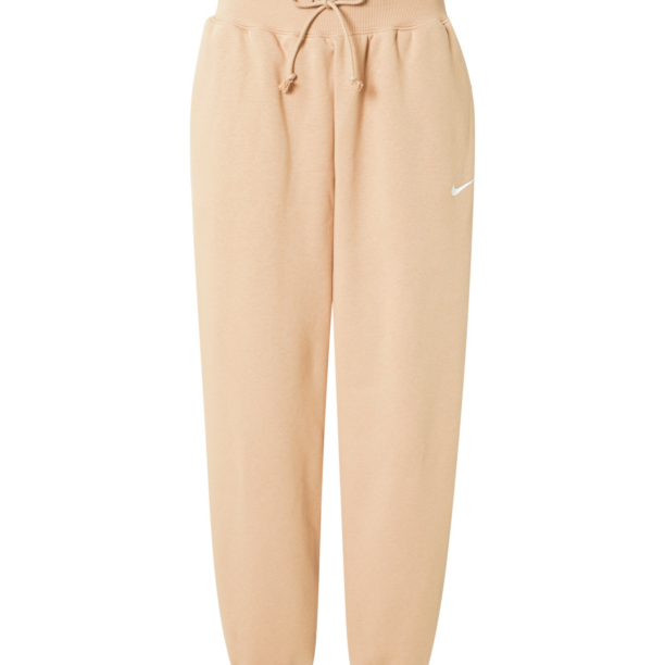 Nike Sportswear Pantaloni  nisipiu / alb