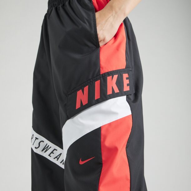 Preţ Nike Sportswear Pantaloni  roșu intens / negru / alb