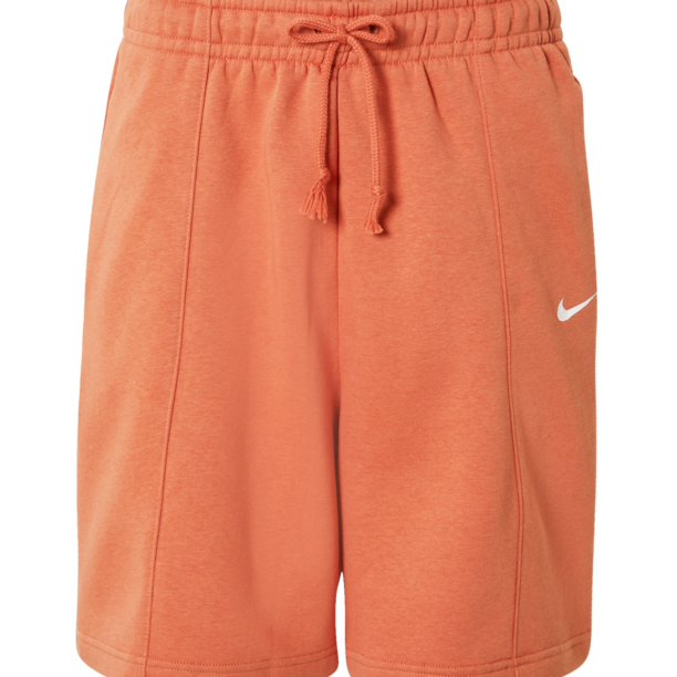 Nike Sportswear Pantaloni  roșu orange / alb