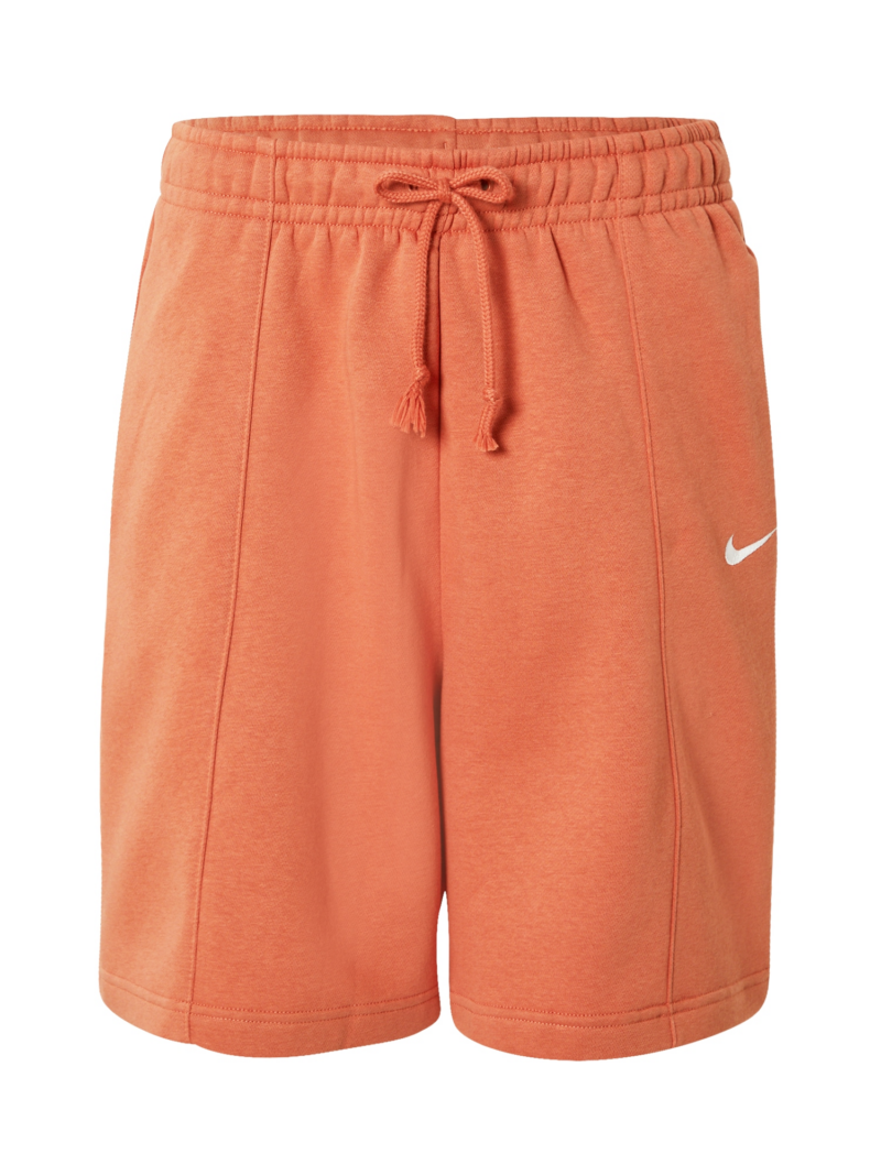 Nike Sportswear Pantaloni  roșu orange / alb